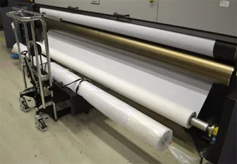 On-A-Roll Lifter for rolls up to 16.4' W